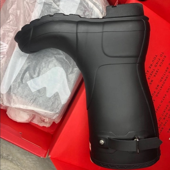 Hunter original Short Black Rain Boots size 6 and size 10 - Picture 2 of 7